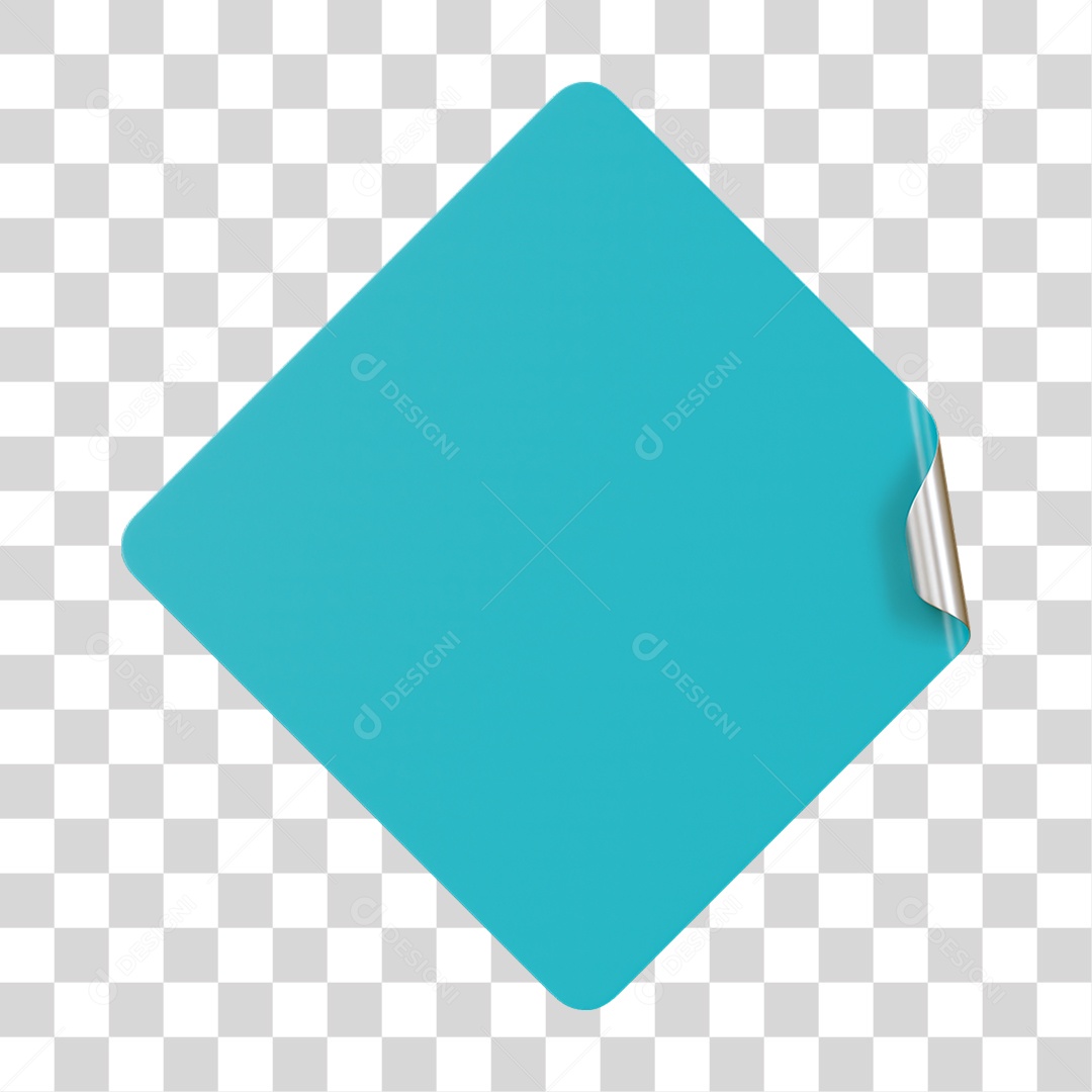 Adesivo Losango Plástico PNG Transparente