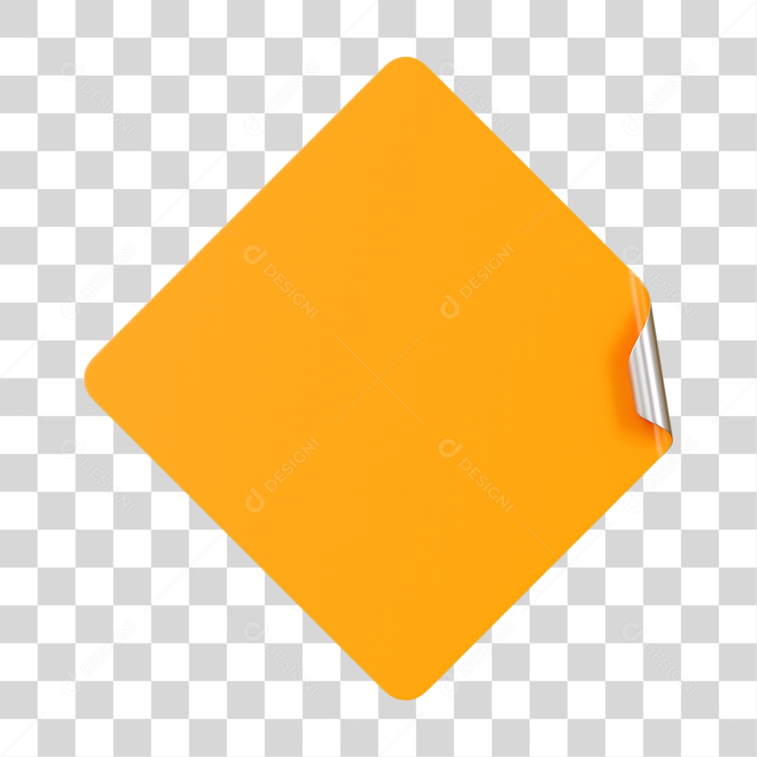 Adesivo Losango Plástico PNG Transparente