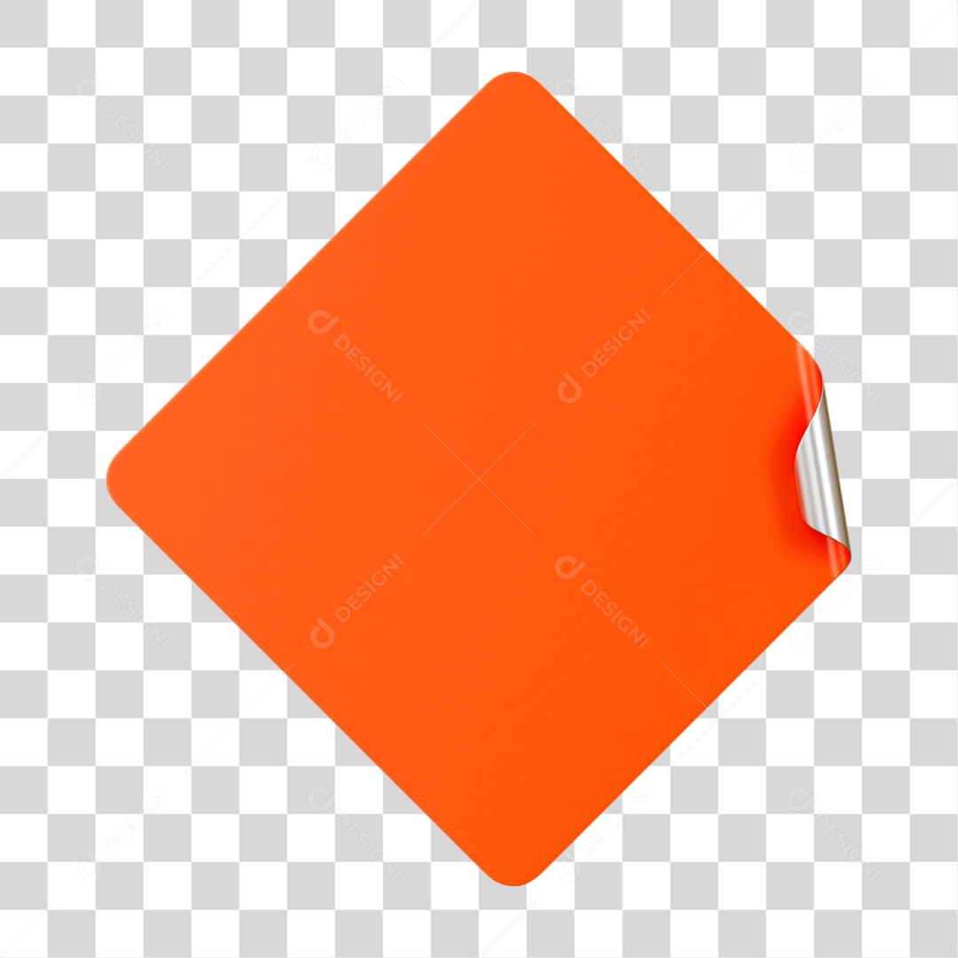 Adesivo Losango Plástico PNG Transparente