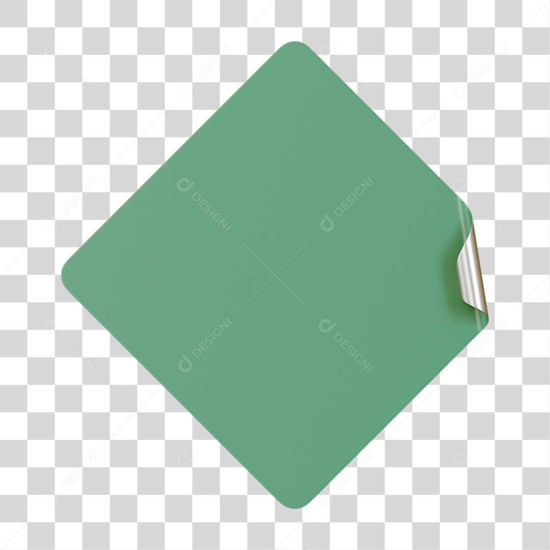 Adesivo Losango Plástico PNG Transparente