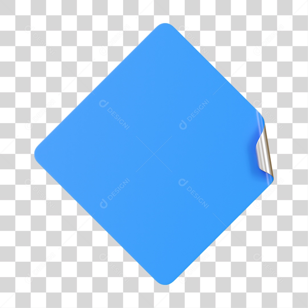 Adesivo Losango Plástico PNG Transparente