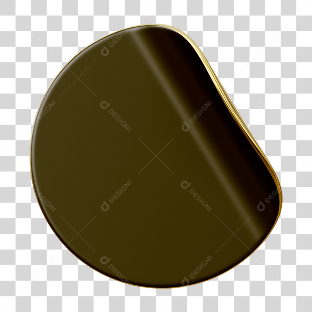 Adesivo Plástico Redondo PNG Transparente