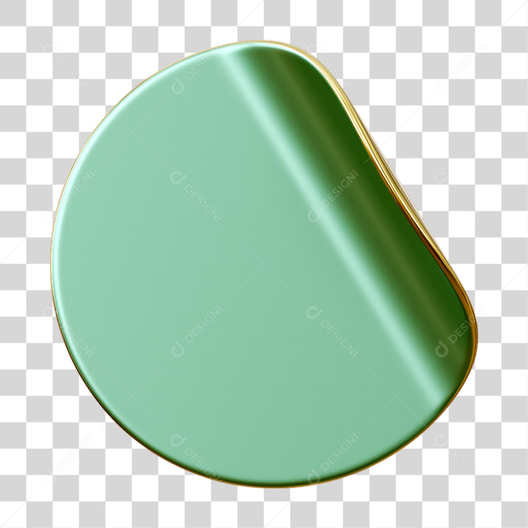 Adesivo Plástico Redondo PNG Transparente