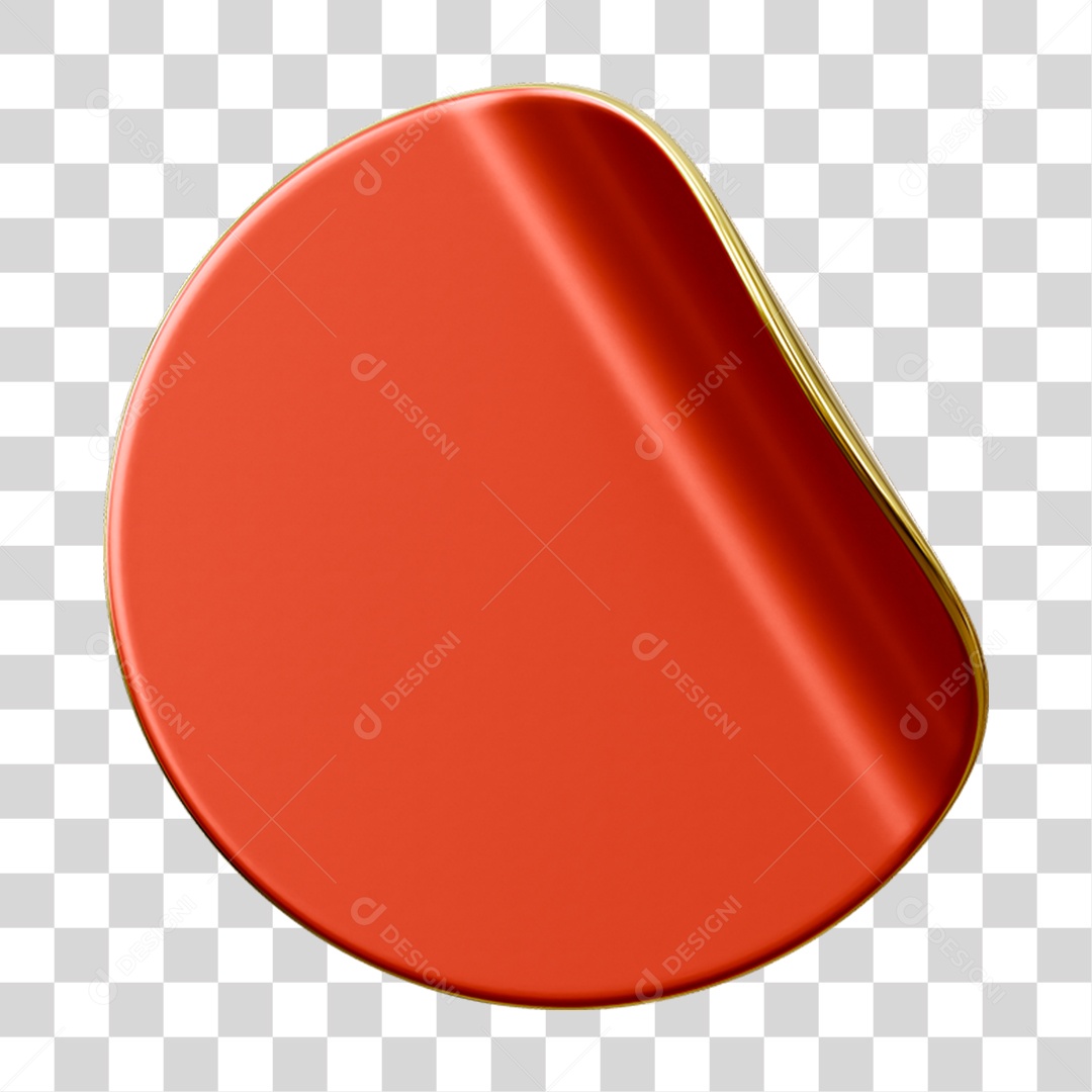 Adesivo Plástico Redondo PNG Transparente