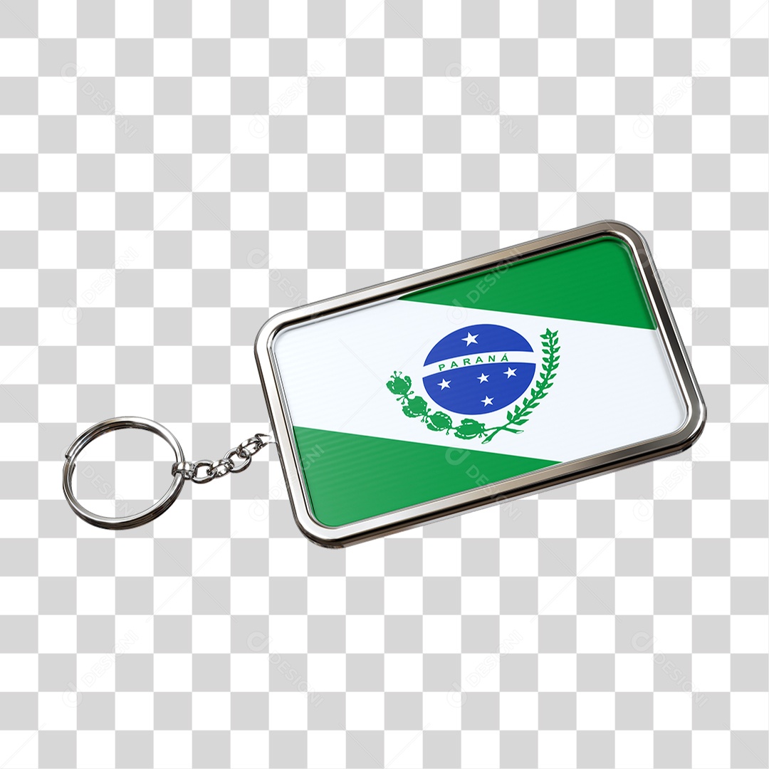Chaveiro Bandeira PNG Transparente