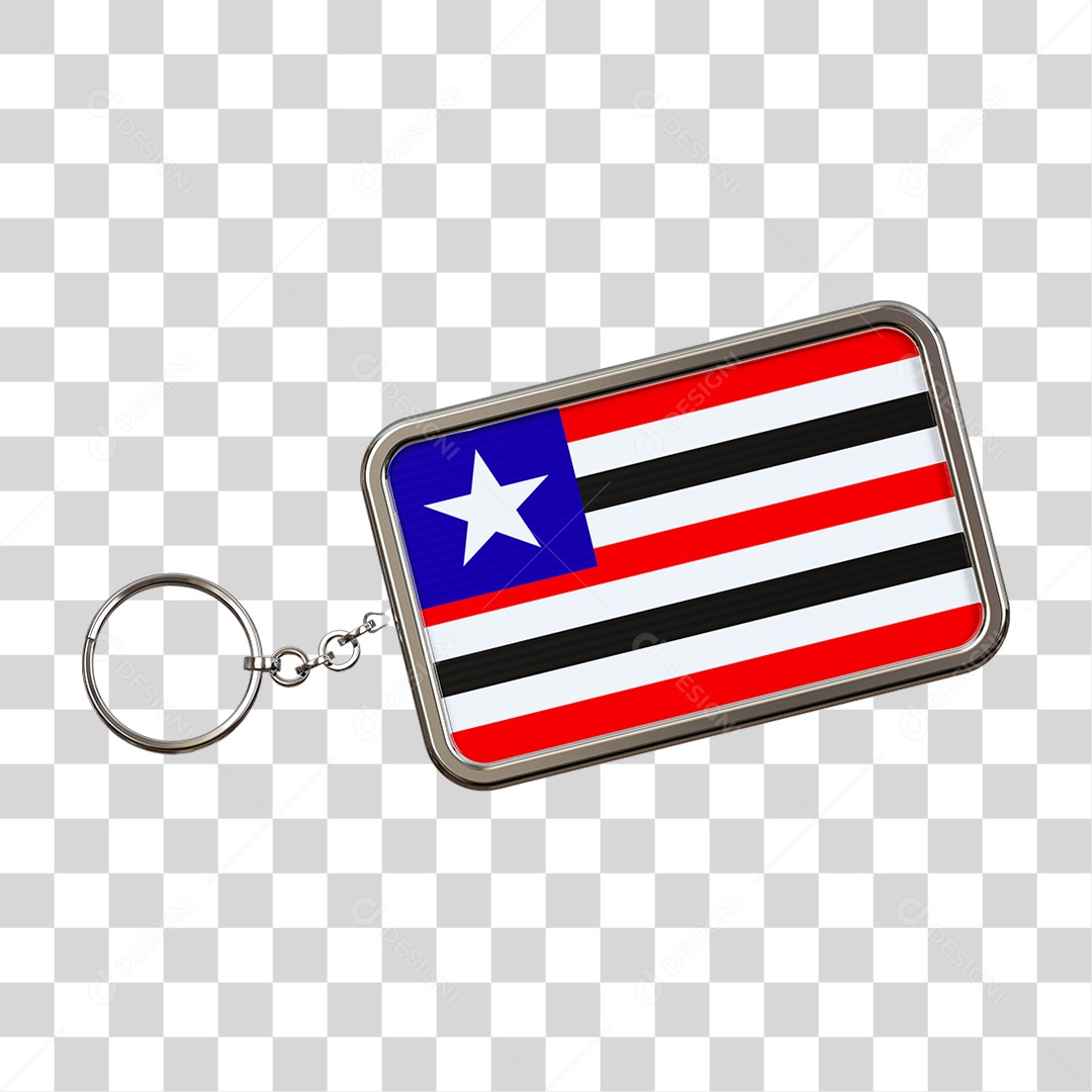 Chaveiro Bandeira PNG Transparente