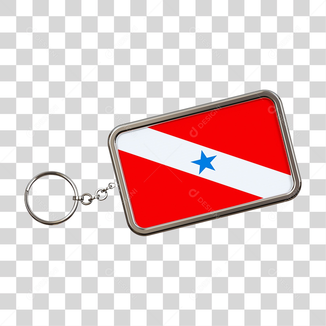 Chaveiro Bandeira PNG Transparente