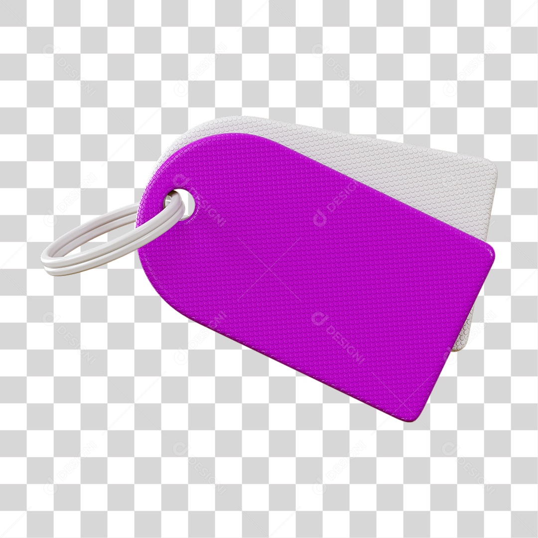 Chaveiro Duplo Porcentagem PNG Transparente