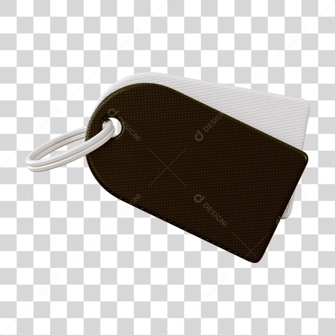 Chaveiro Duplo Porcentagem PNG Transparente