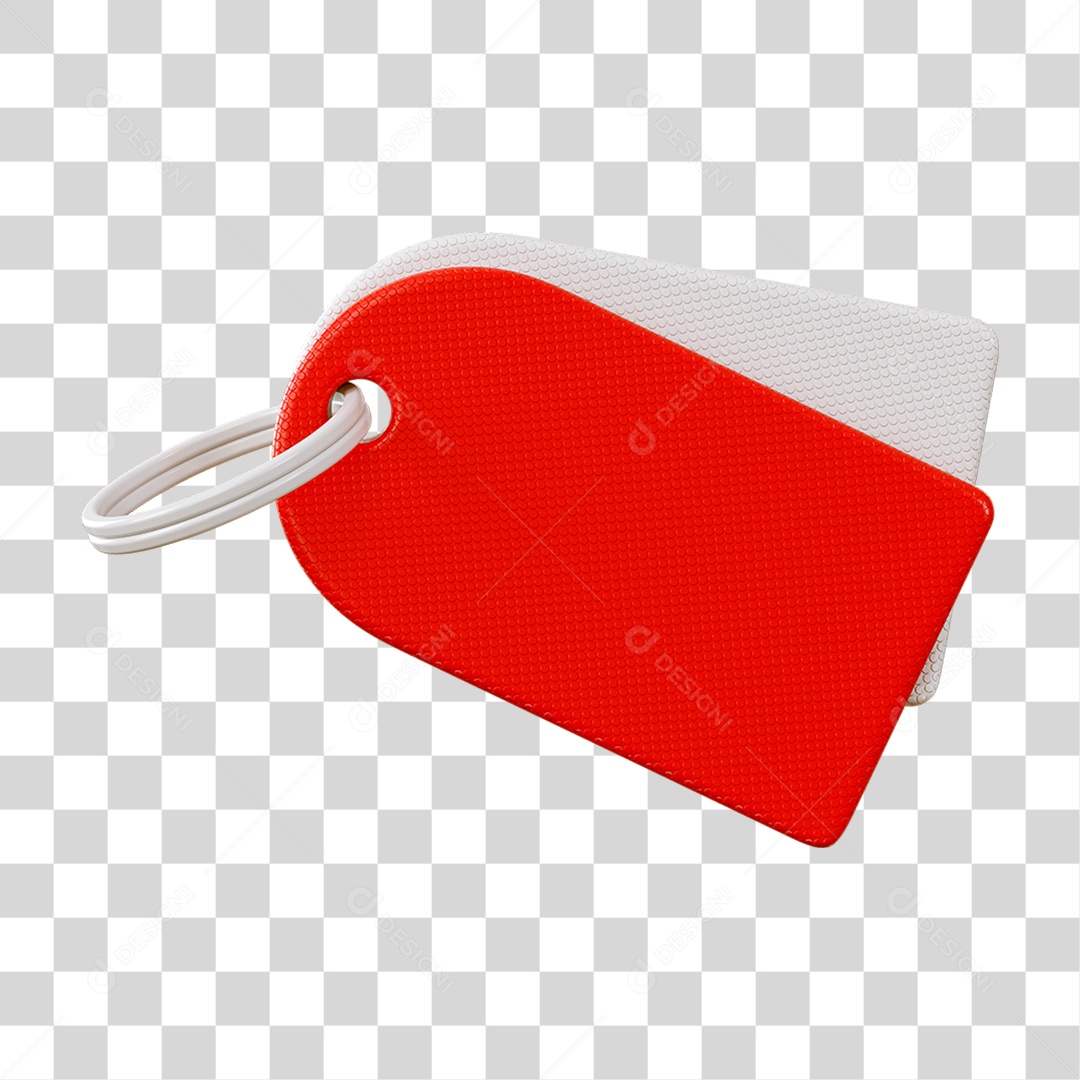 Chaveiro Duplo Porcentagem PNG Transparente