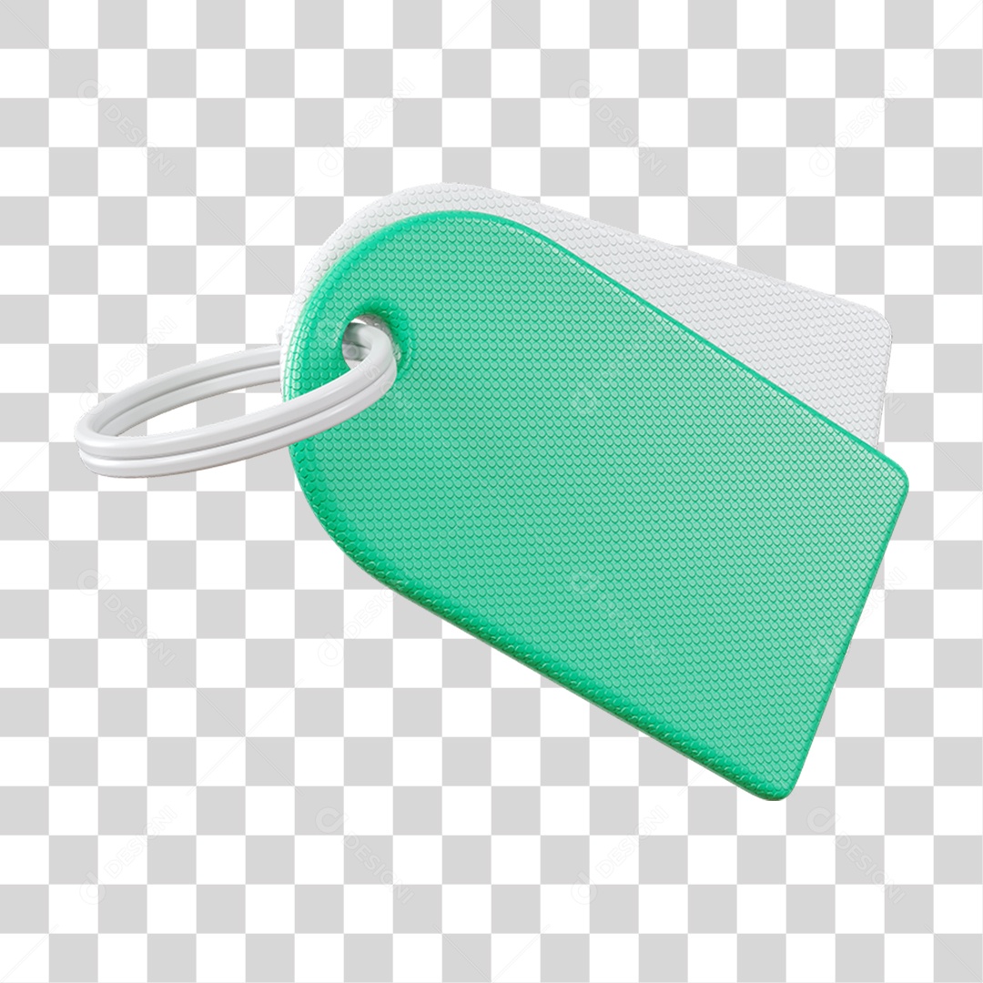 Chaveiro Duplo Porcentagem PNG Transparente