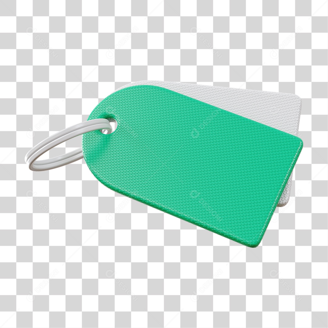 Chaveiro Duplo Porcentagem PNG Transparente