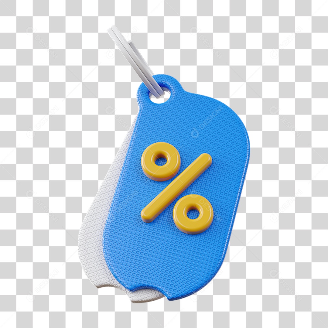 Chaveiro Percentual Porcentagem PNG Transparente