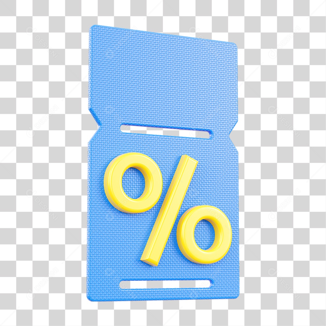 Chip Percentual Porcentagem PNG Transparente