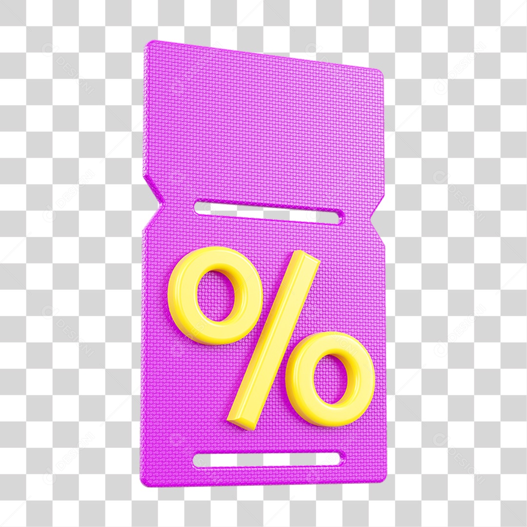 Chip Percentual Porcentagem PNG Transparente