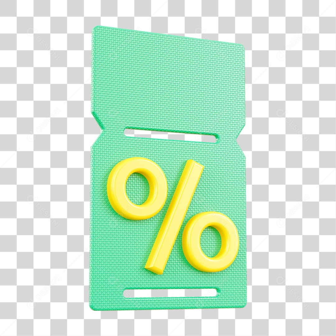 Chip Percentual Porcentagem PNG Transparente