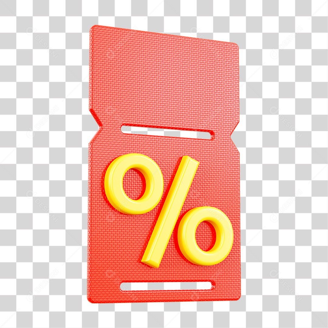 Chip Percentual Porcentagem PNG Transparente