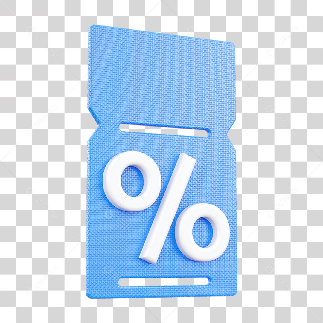Chip Percentual Porcentagem PNG Transparente