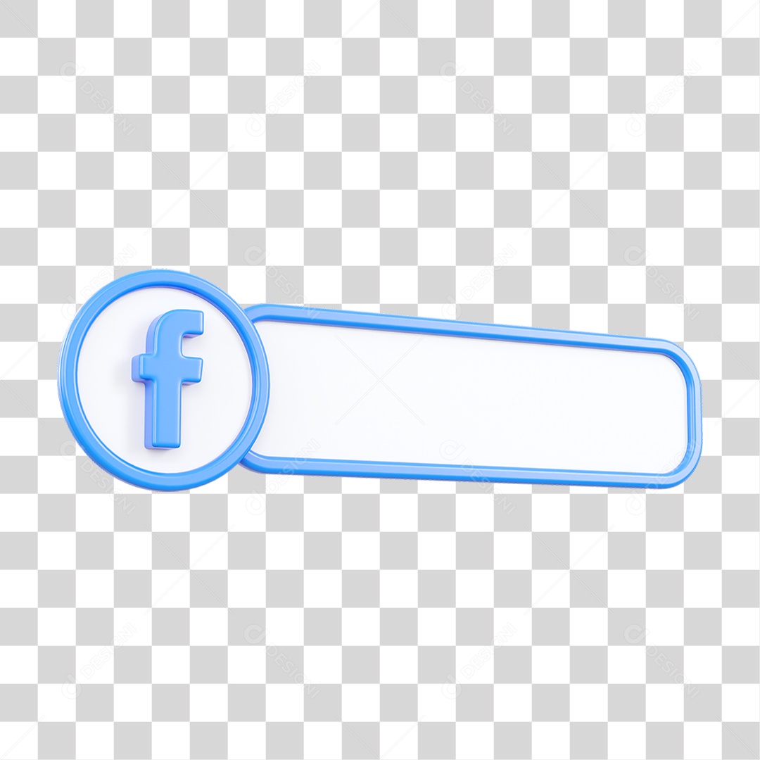 Barra de Pesquisa Facebook PNG Transparente