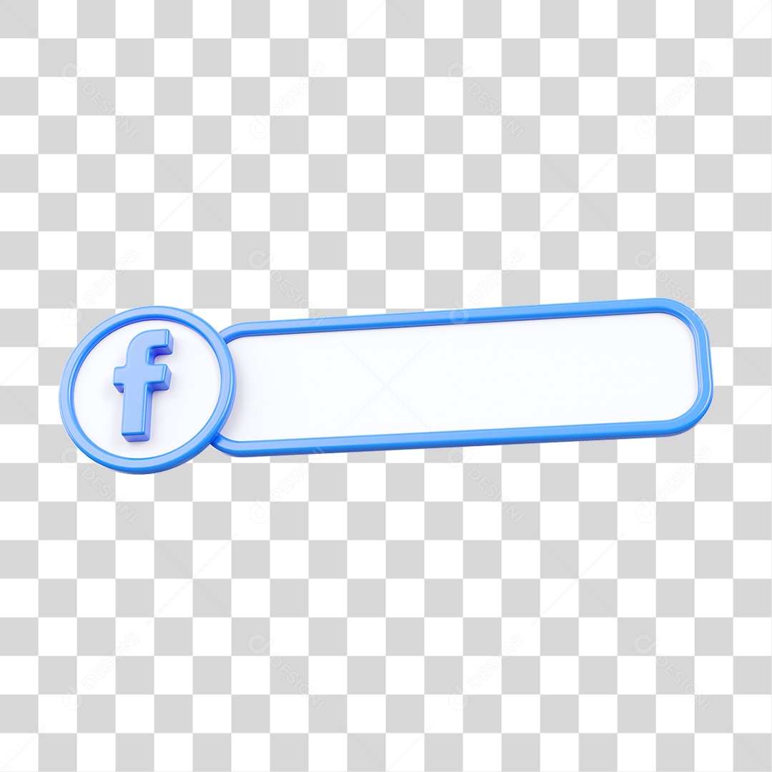 Barra de Pesquisa Facebook PNG Transparente