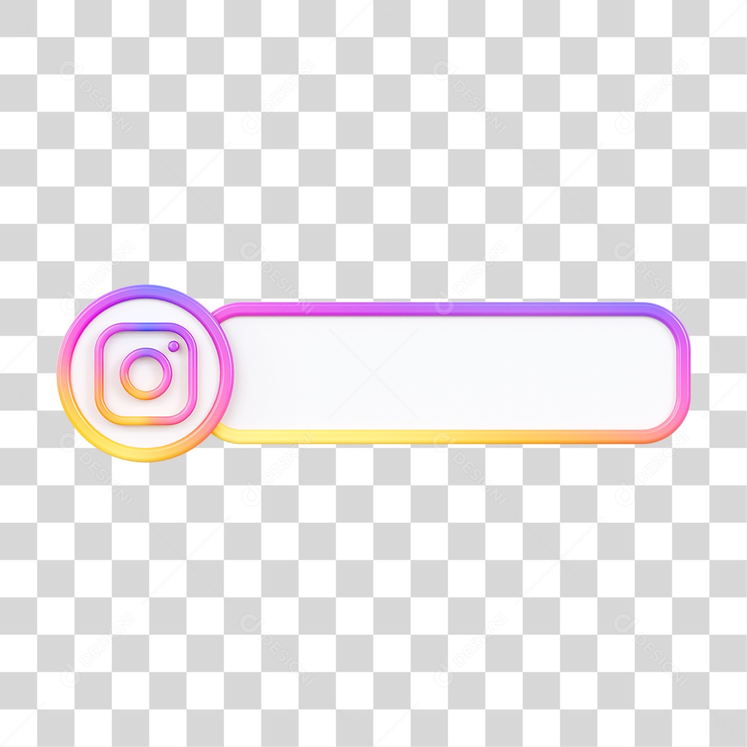 Barra de Pesquisa Instagram PNG Transparente