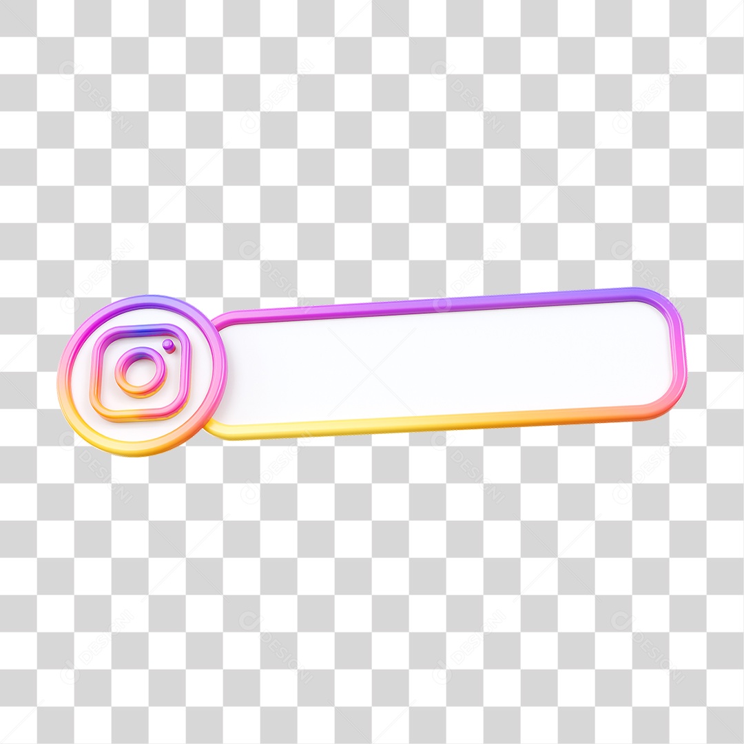 Barra de Pesquisa Instagram PNG Transparente