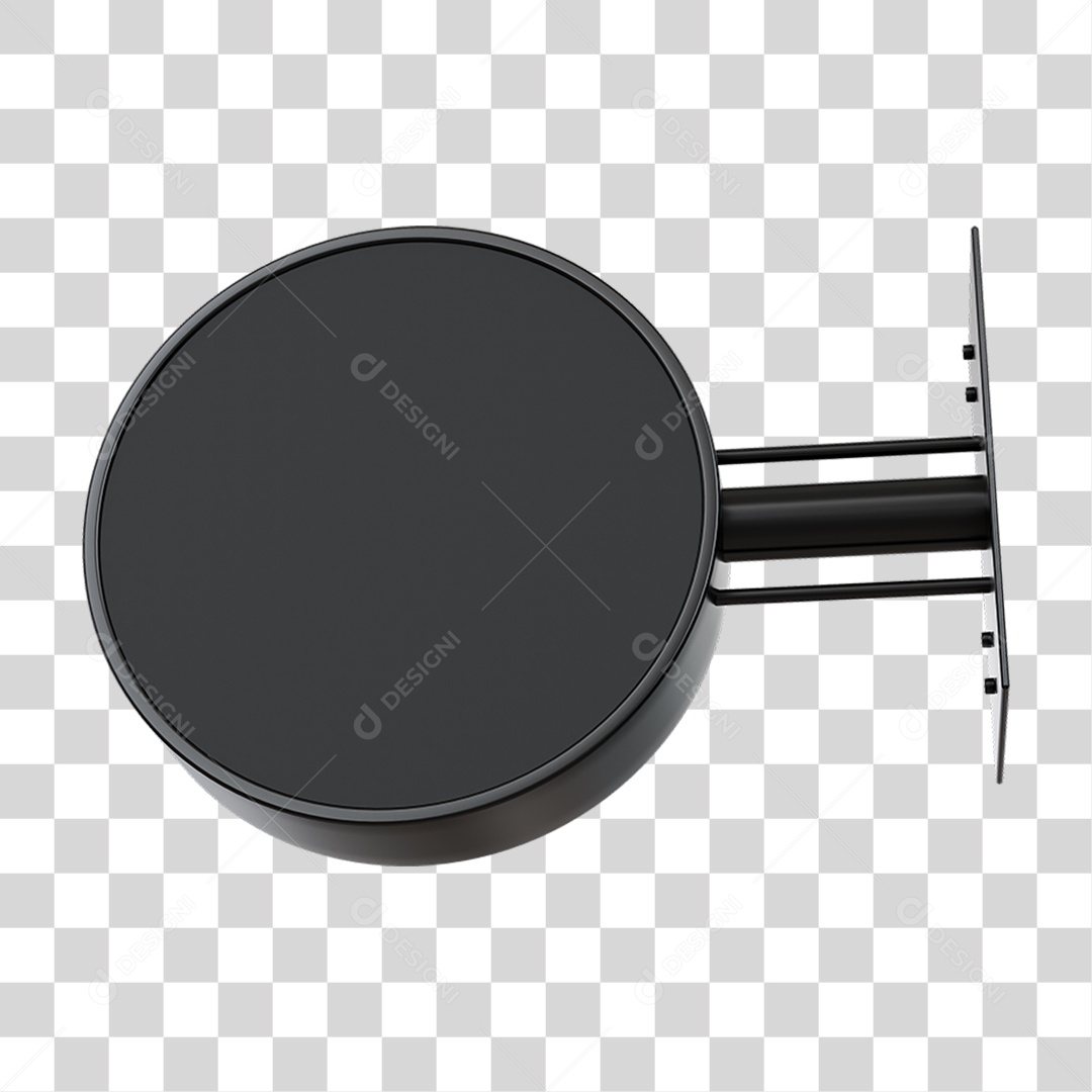 Placa de Parede Circular PNG Transparente