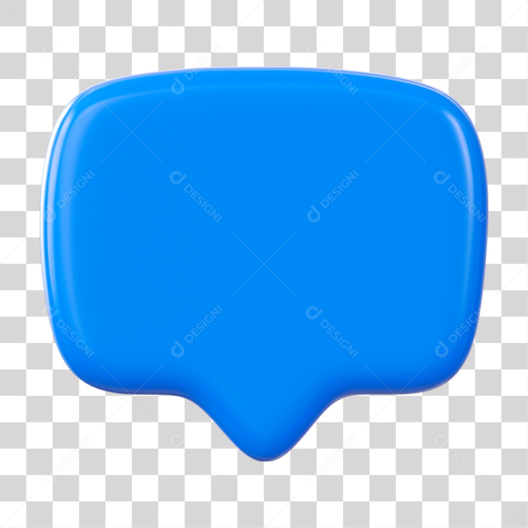 Balão Retangular Caixa de Texto PNG Transparente