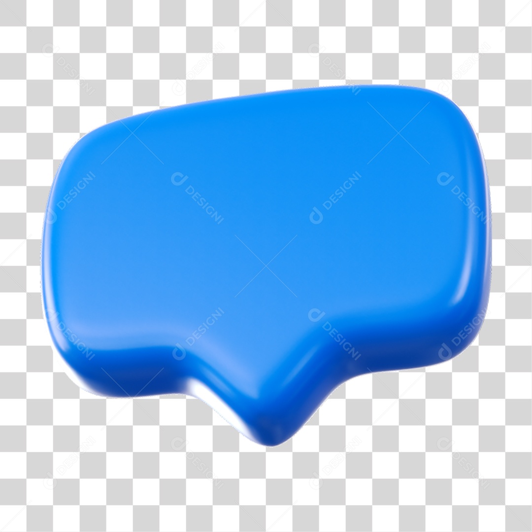 Balão Retangular Caixa de Texto PNG Transparente