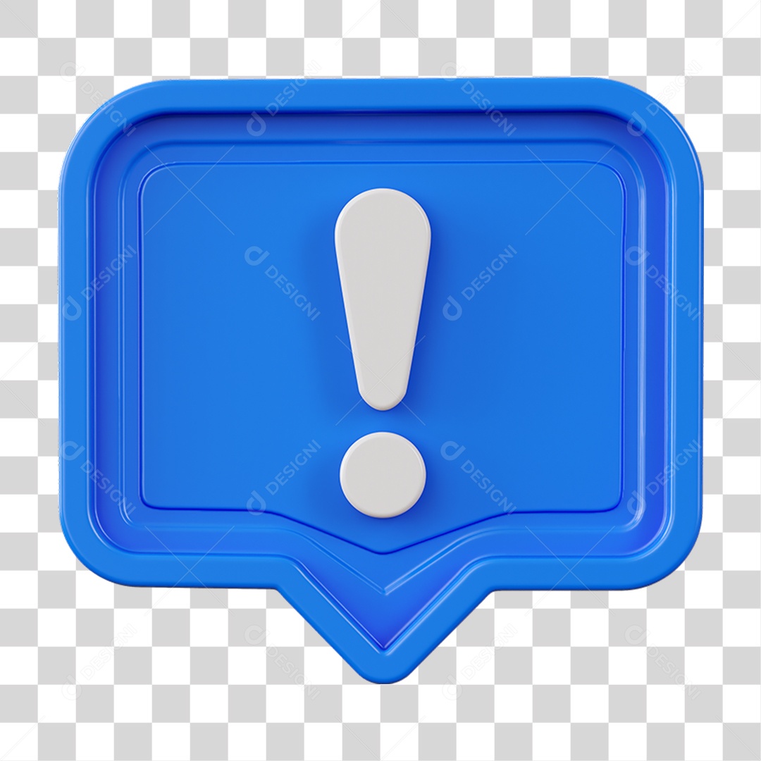 Chat Balão Detalhe Exclamação Caixa de Texto PNG Transparente