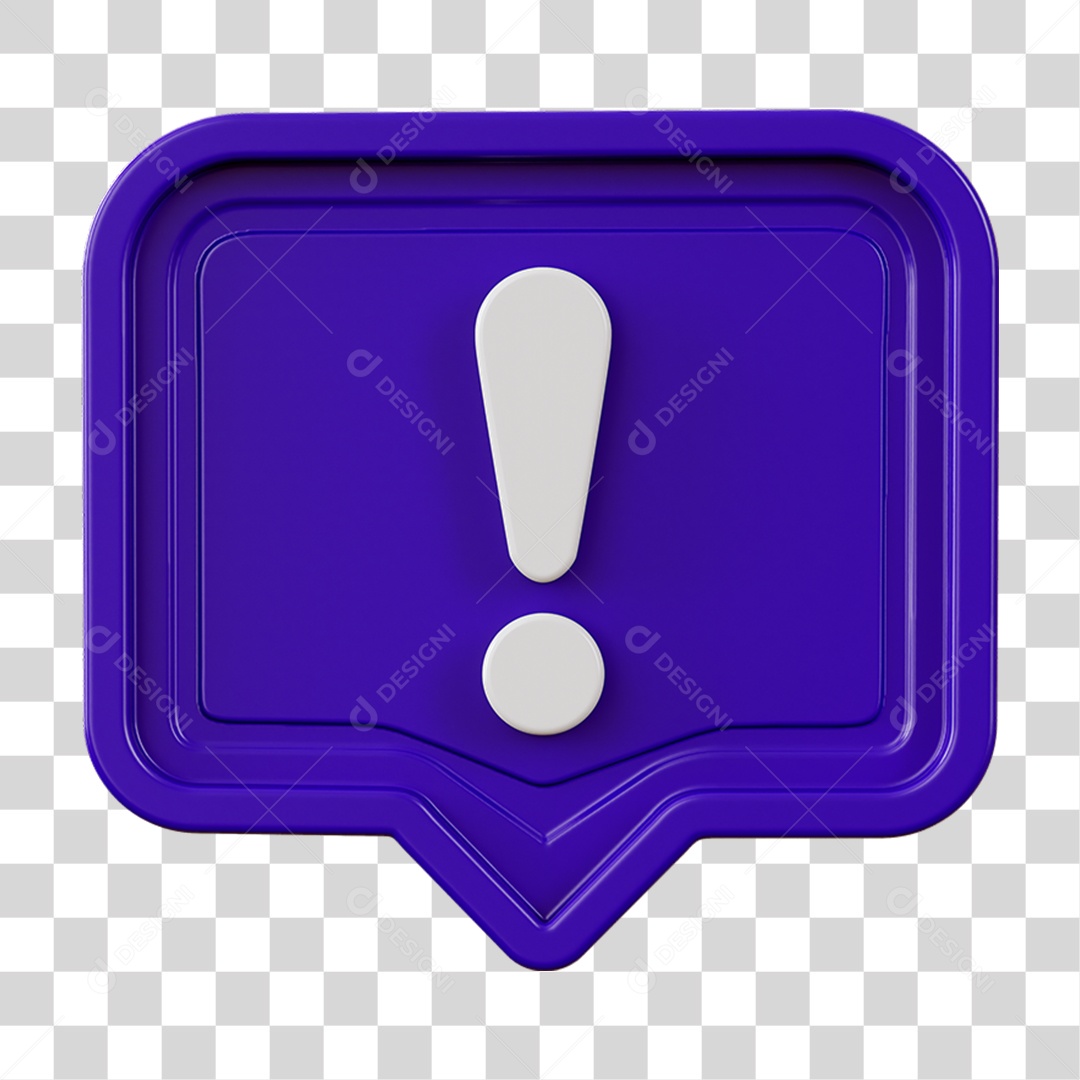 Chat Balão Detalhe Exclamação Caixa de Texto PNG Transparente