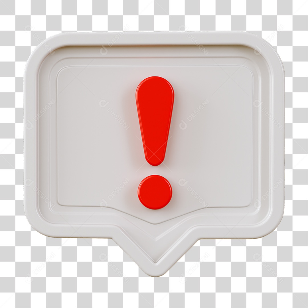 Chat Balão Detalhe Exclamação Caixa de Texto PNG Transparente