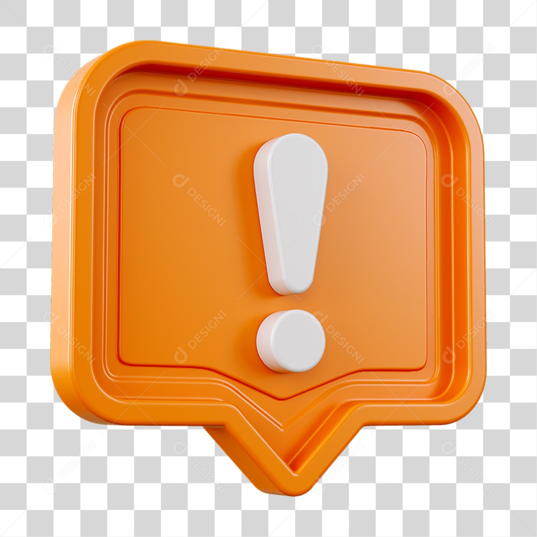 Chat Balão Detalhe Exclamação Caixa de Texto PNG Transparente