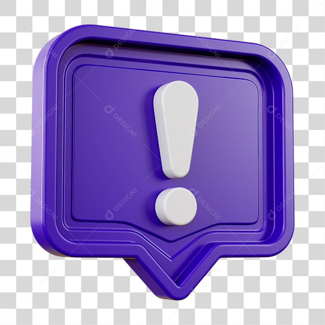 Chat Balão Detalhe Exclamação Caixa de Texto PNG Transparente