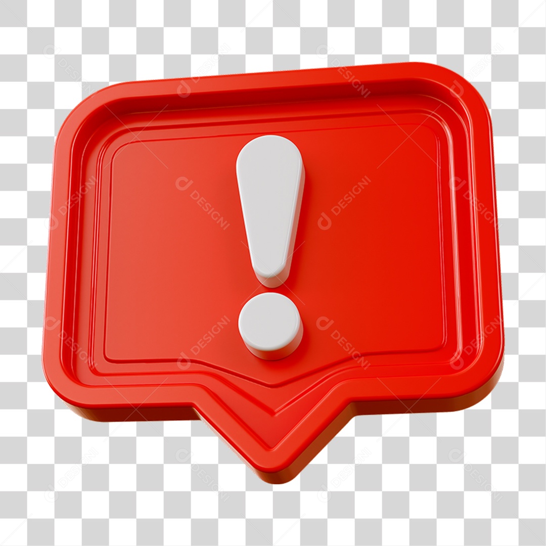 Chat Balão Detalhe Exclamação Caixa de Texto PNG Transparente