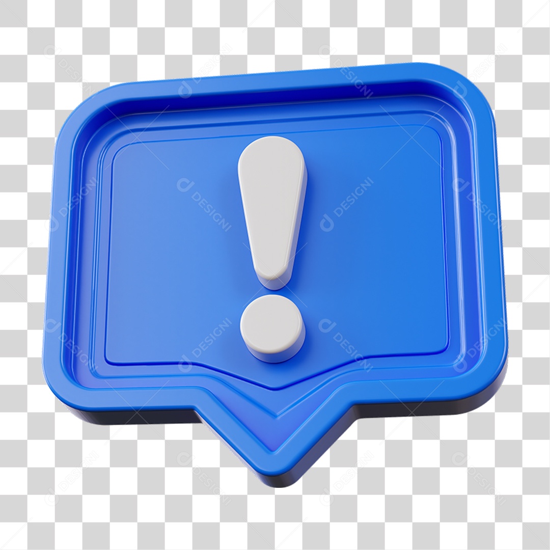 Chat Balão Detalhe Exclamação Caixa de Texto PNG Transparente