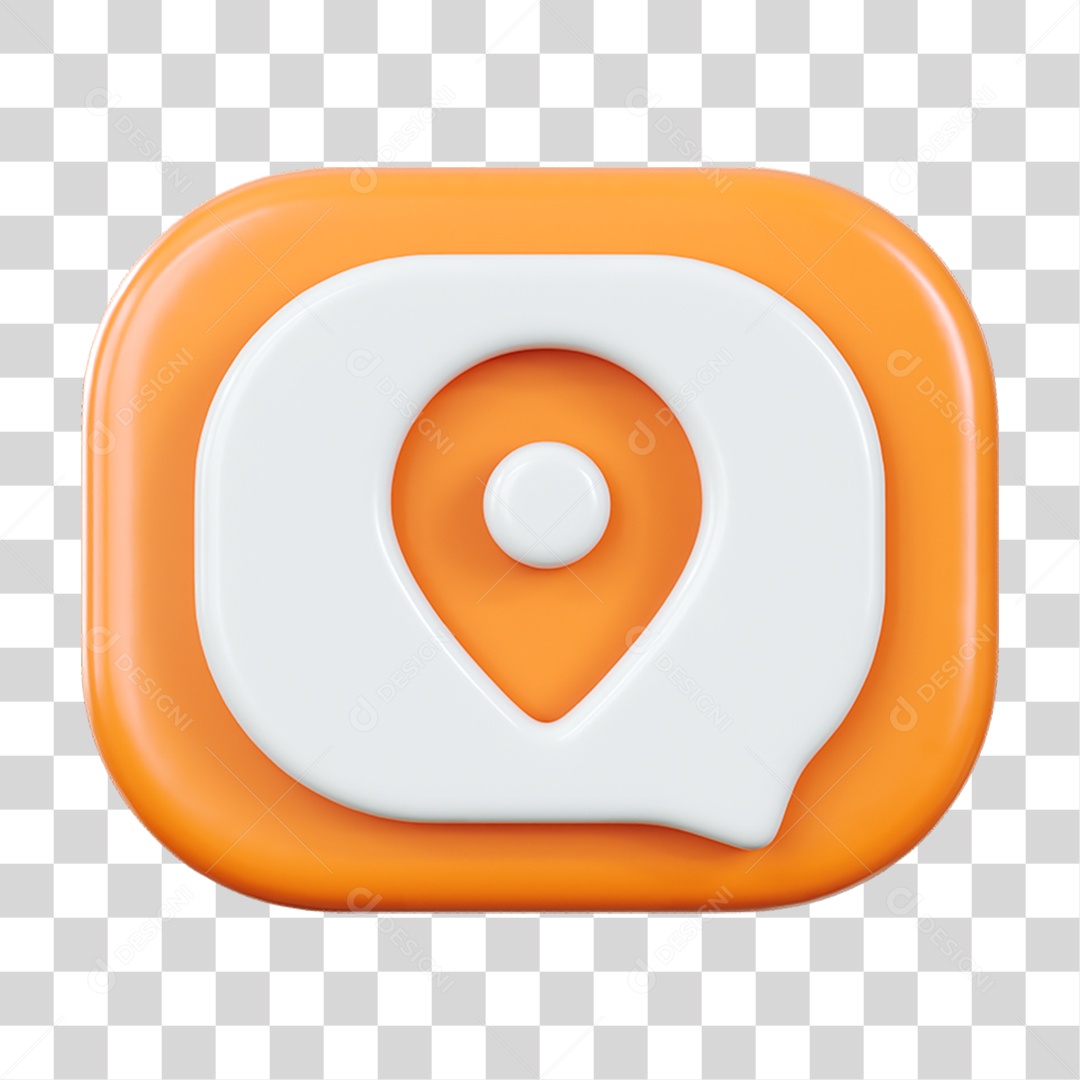 Ícone Mensagem Localização PNG Transparente