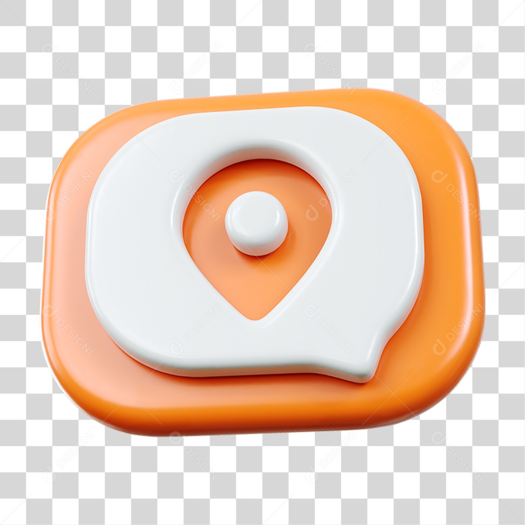 Ícone Mensagem Localização PNG Transparente