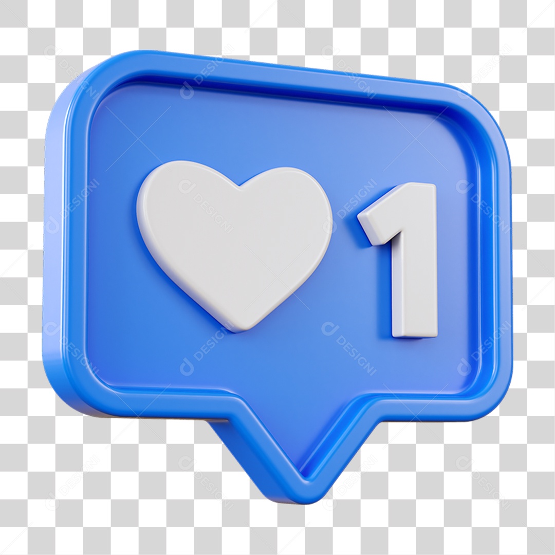 Placa Coração Número Caixa de Mensagem PNG Transparente