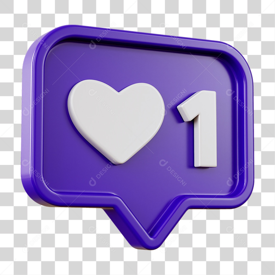 Placa Coração Número Caixa de Mensagem PNG Transparente