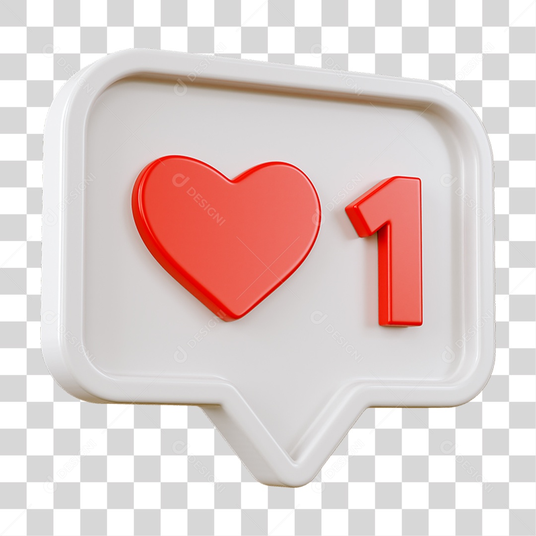 Placa Coração Número Caixa de Mensagem PNG Transparente