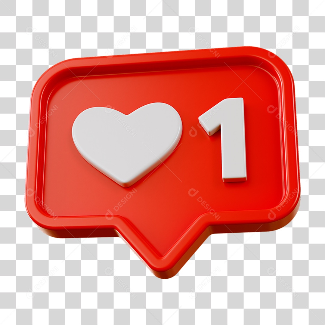 Placa Coração Número Caixa de Mensagem PNG Transparente