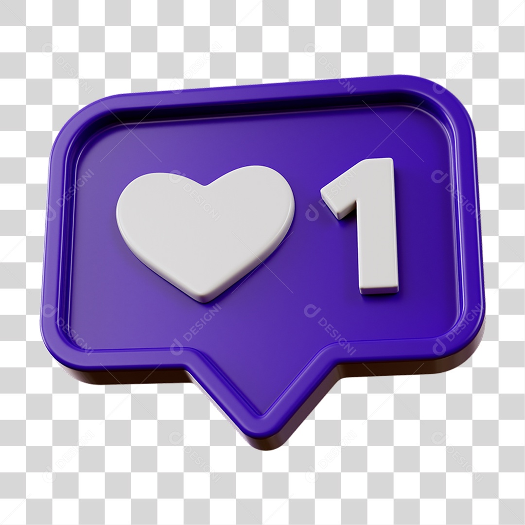 Placa Coração Número Caixa de Mensagem PNG Transparente