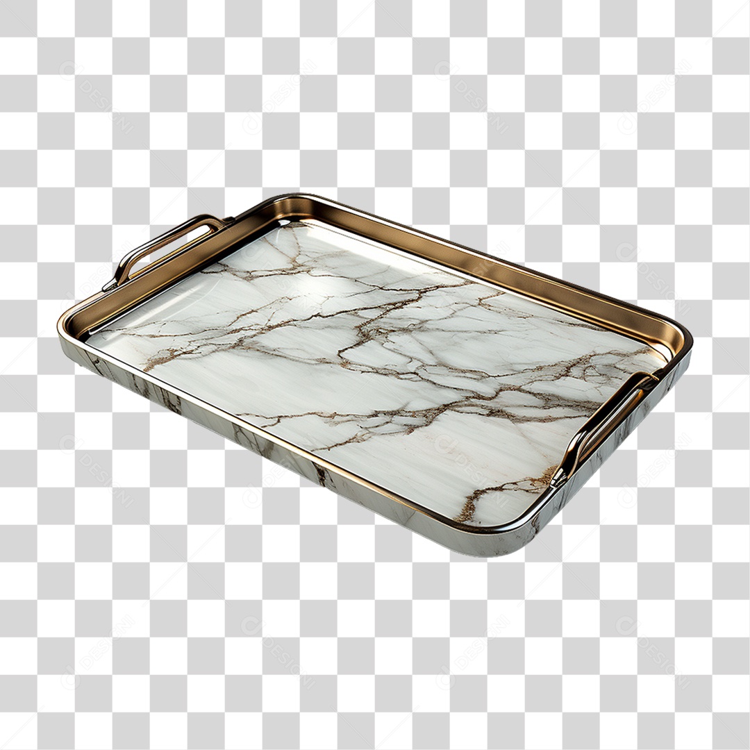 Bandeja de Mármore Branca Desenhos PNG Transparente