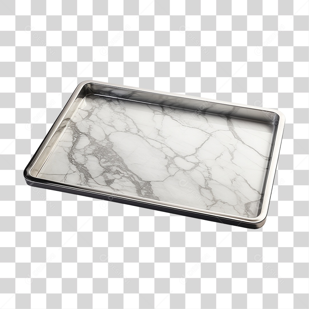 Bandeja de Mármore Branca Desenhos PNG Transparente