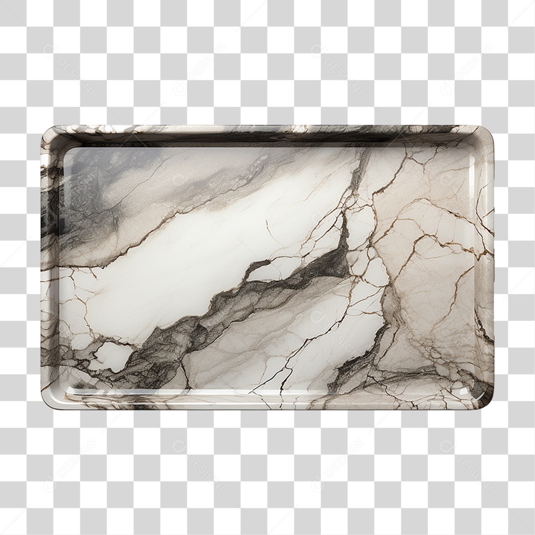 Bandeja de Mármore Branca Desenhos PNG Transparente