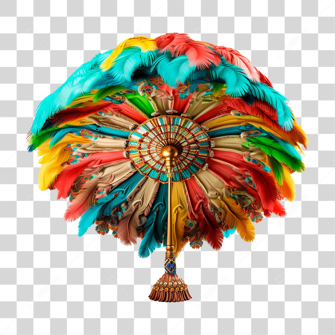 Para Sol de Carnaval Colorido PNG Transparente