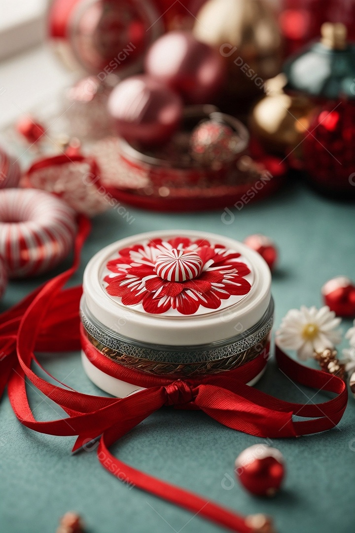 Ícone do símbolo vermelho do Dia do Martisor