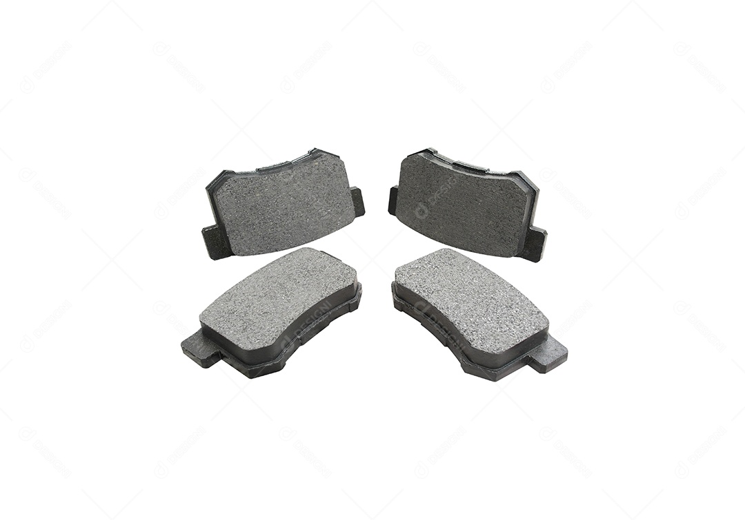 Novas pastilhas de freio de carro isoladas