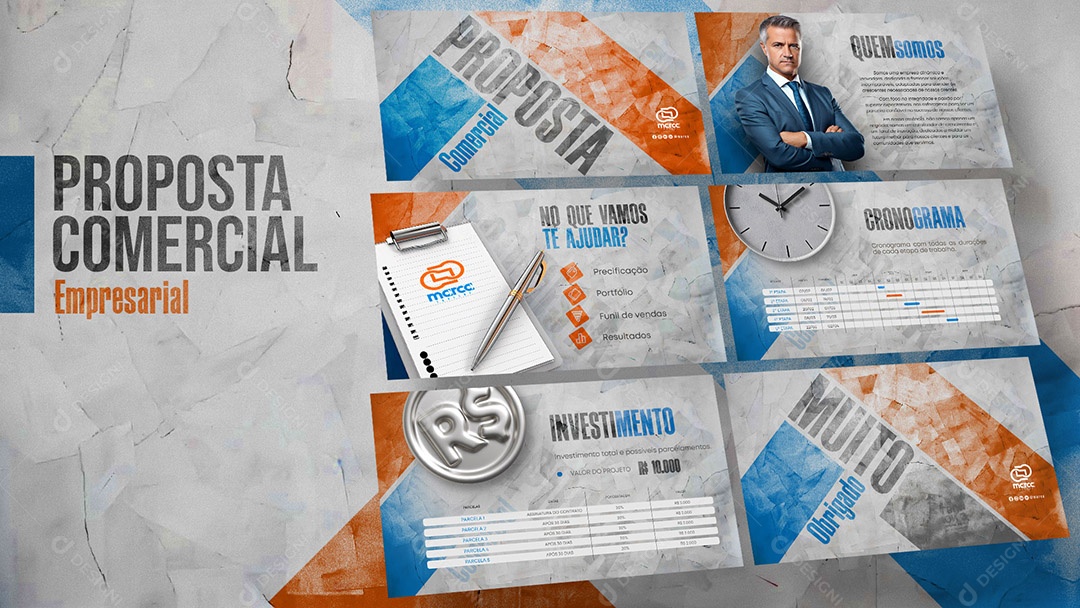 Proposta Comercial Empresarial PSD Editável